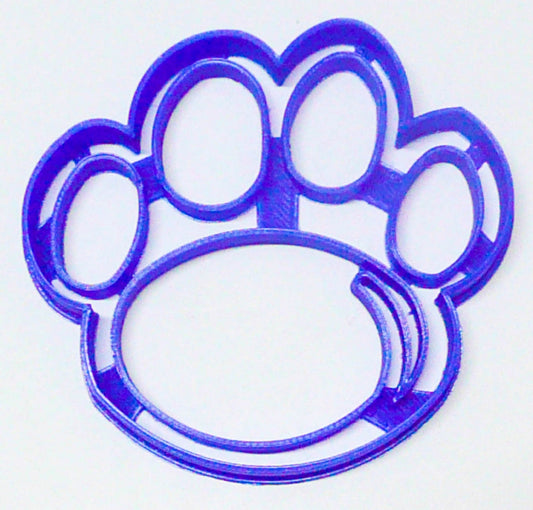 6x Penn State Univ Paw Fondant Cutter Cupcake Topper 1.75 IN USA FD3267