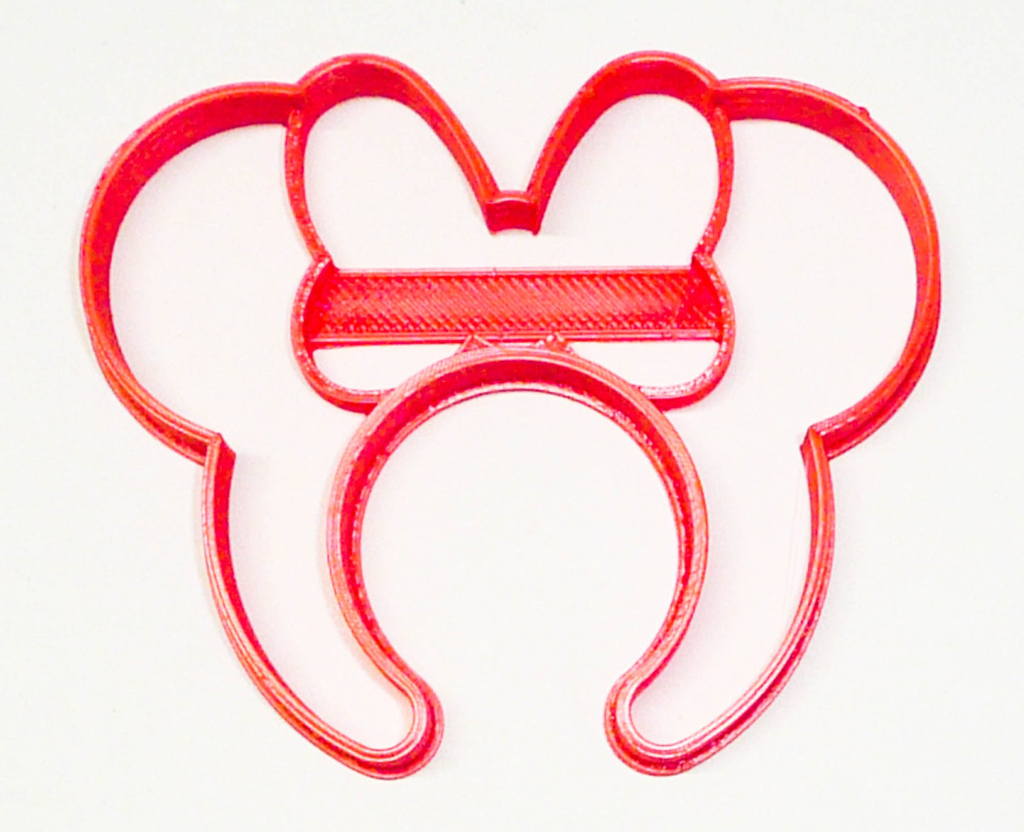 6x Minnie Mouse Ears Headband Fondant Cutter Cupcake Topper 1.75 IN USA FD3309