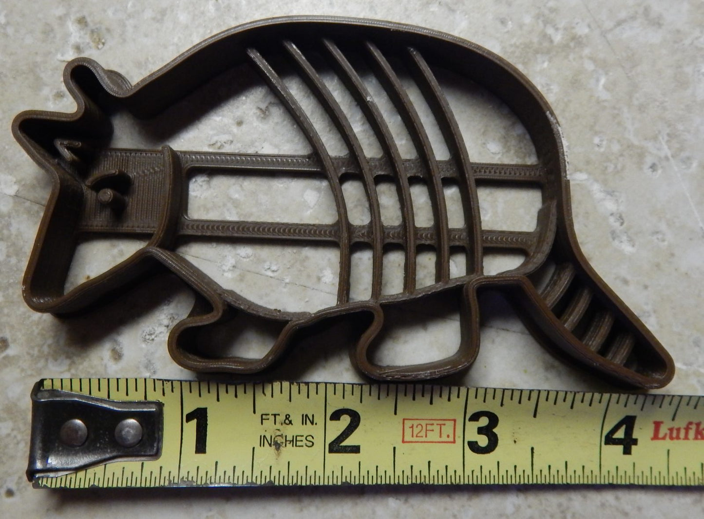 Armadillo Detailed Little Armored Animal Cookie Cutter Made In USA PR2138