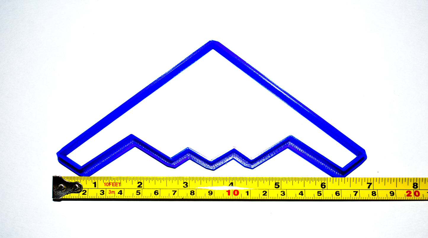 B2 Airplane Military Aircraft Bomber Jet Spirit Cookie Cutter Made in USA PR96