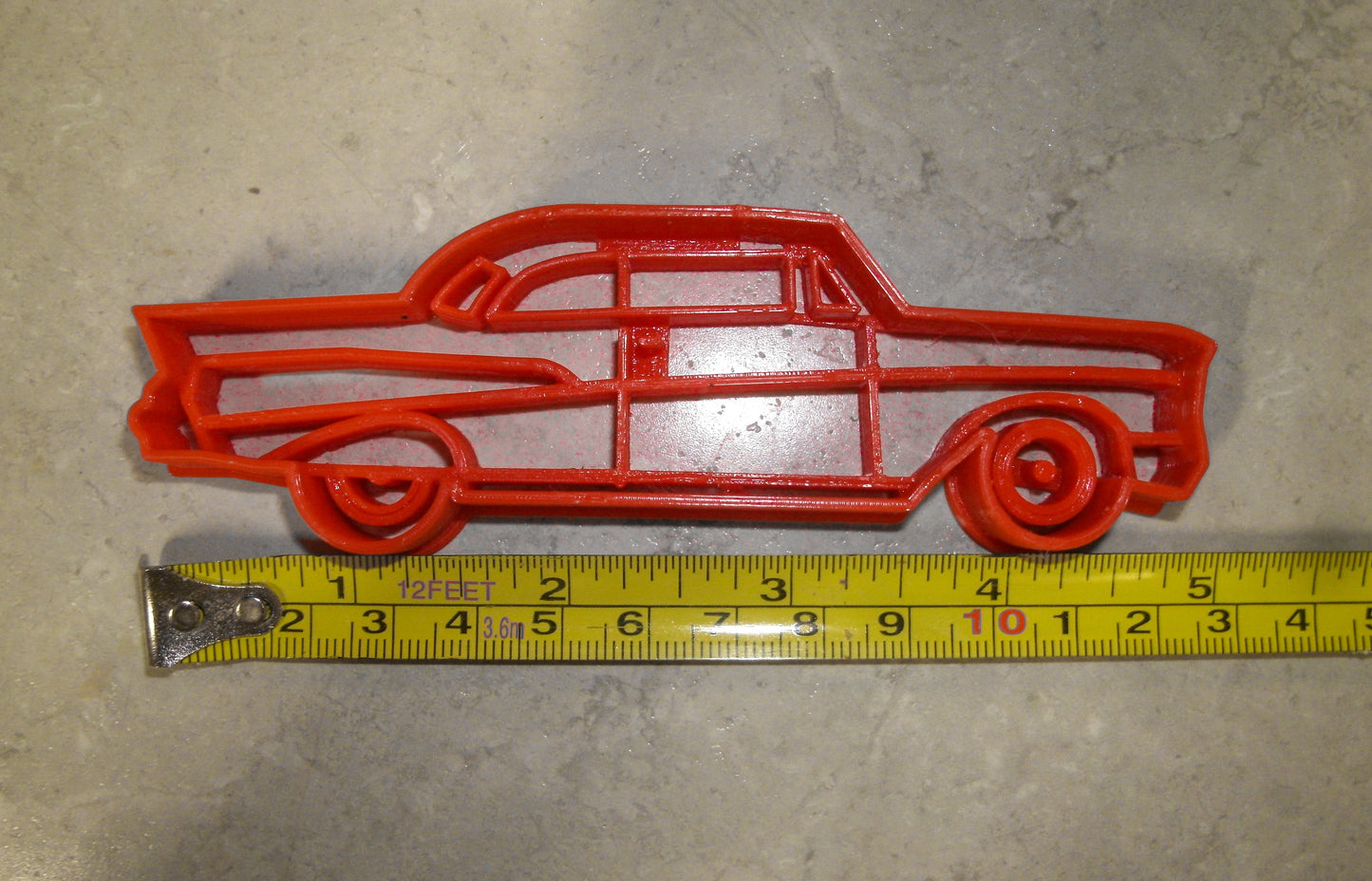 Chevy Chevrolet Bel Air Style Coupe 1957 Vintage Cookie Cutter USA PR2107