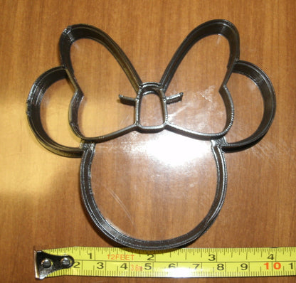 Minnie Mouse Head Cartoon Character Cookie Cutter Made in USA PR530
