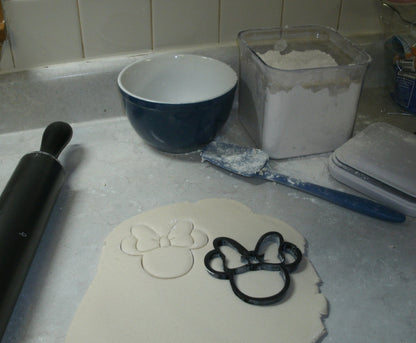 Minnie Mouse Head Cartoon Character Cookie Cutter Made in USA PR530