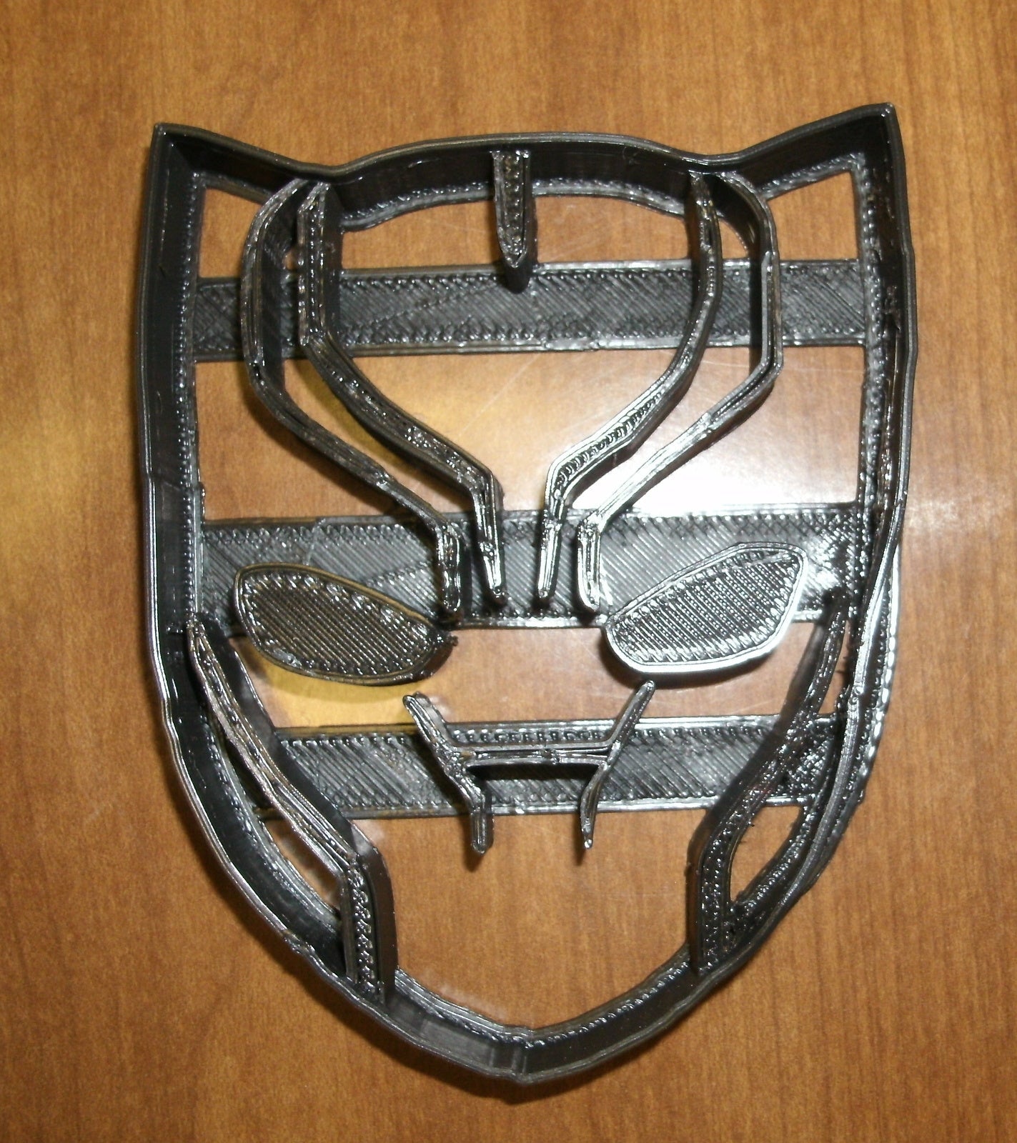 Black Panther Face Mask Superhero Character Cookie Cutter Made in USA PR599