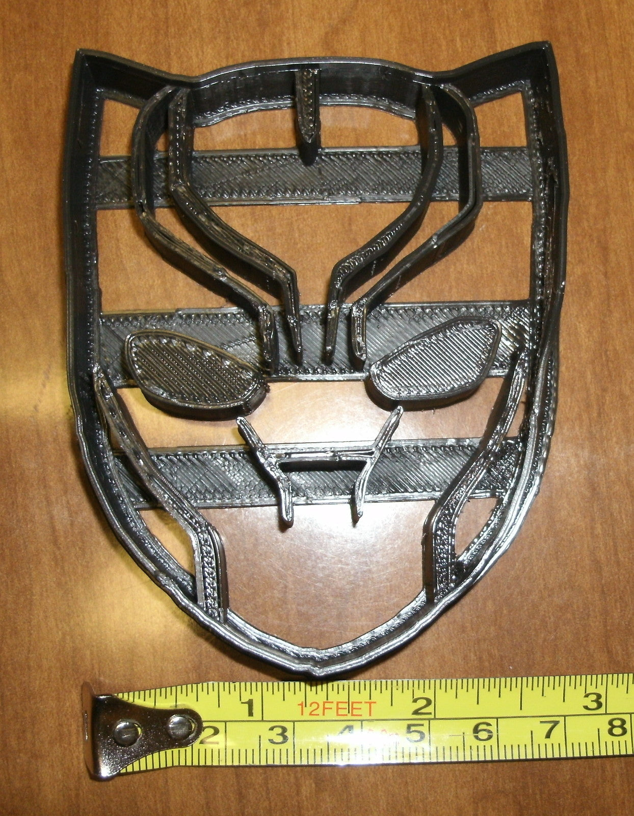 Black Panther Face Mask Superhero Character Cookie Cutter Made in USA PR599