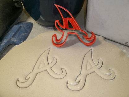 Atlanta Braves MLB Baseball Team Logo Set Of 2 Cookie Cutters USA PR1291