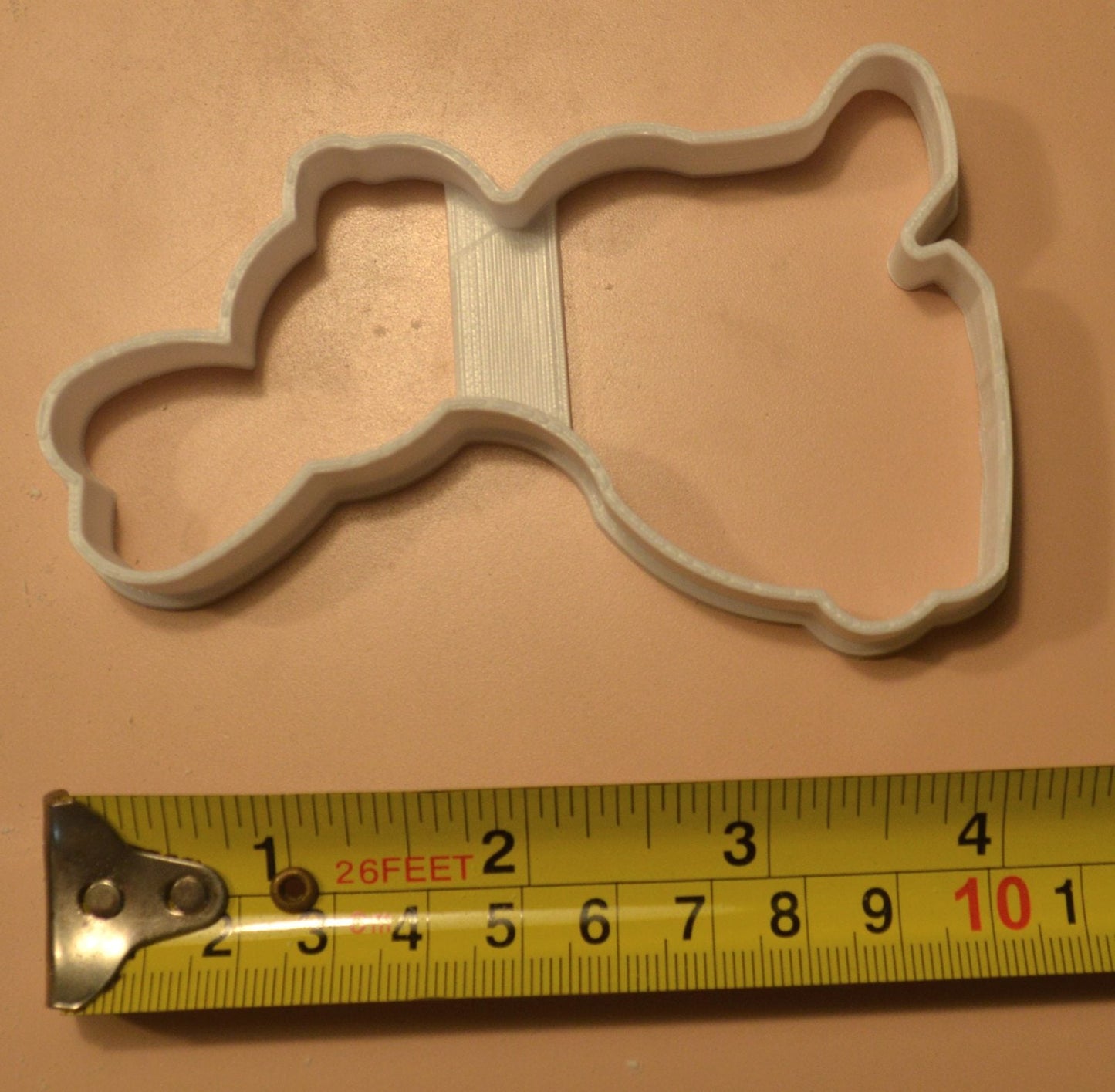 Chocolate Easter Bunny Shape Outline Cookie Cutter Made in USA PR2650