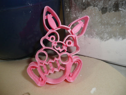 Easter Bunny Rabbit With Decorated Egg Detailed Cookie Cutter USA PR2400