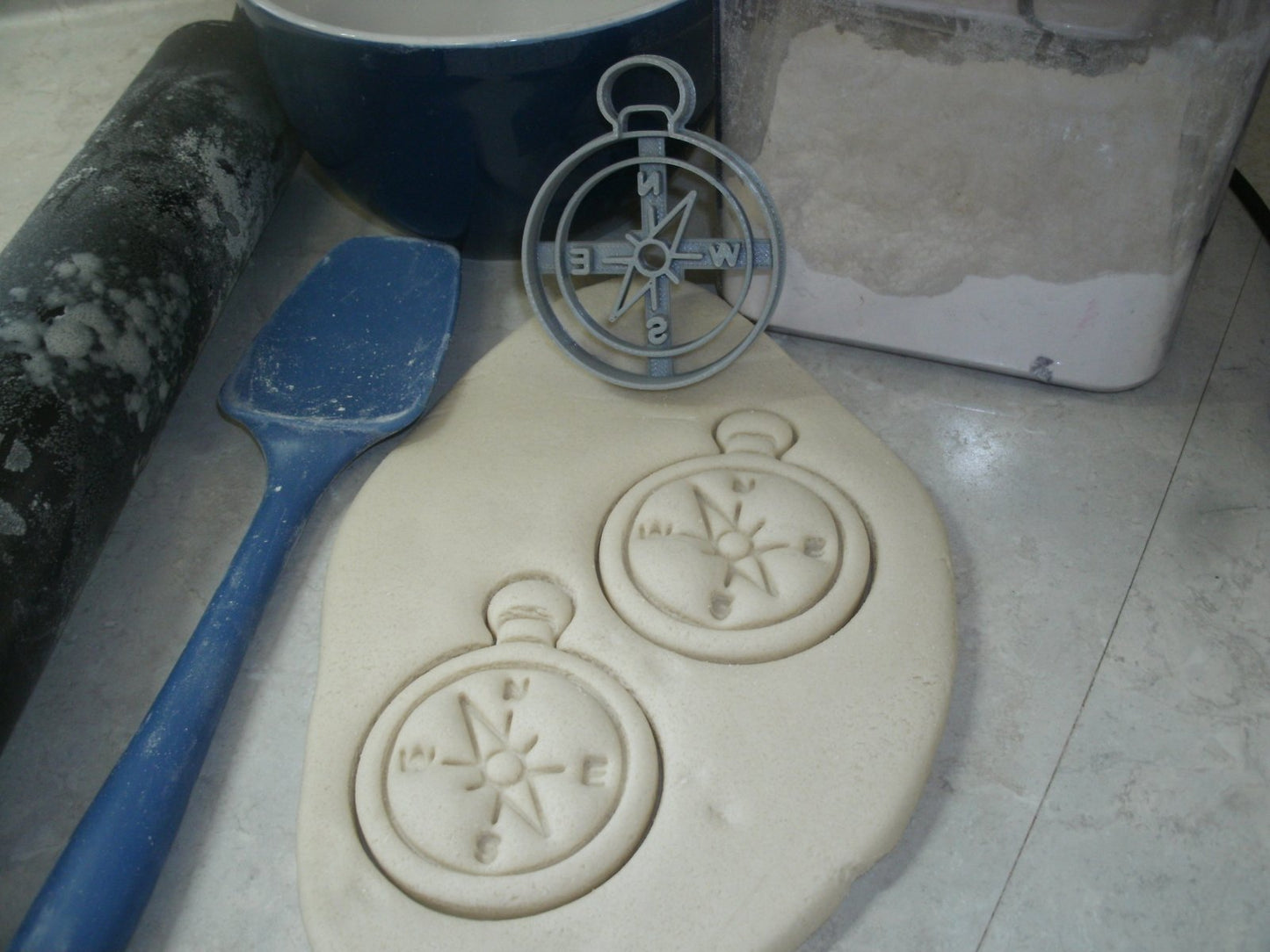 Compass Face Nautical Geography Guide Cookie Cutter Made In USA PR2378