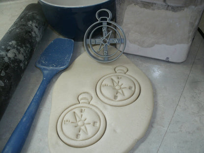 Compass Face Nautical Geography Guide Cookie Cutter Made In USA PR2378