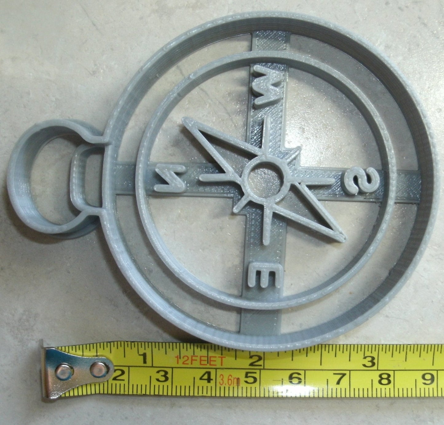 Compass Face Nautical Geography Guide Cookie Cutter Made In USA PR2378