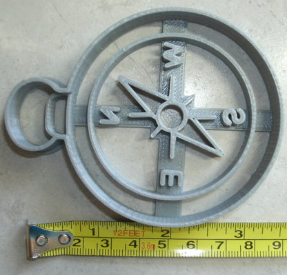 Compass Face Nautical Geography Guide Cookie Cutter Made In USA PR2378