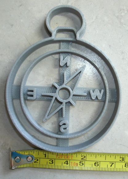 Compass Face Nautical Geography Guide Cookie Cutter Made In USA PR2378