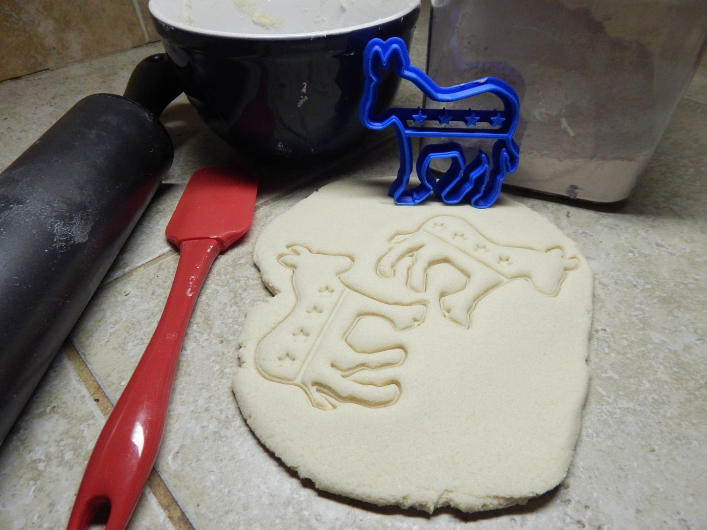 Election Politics Political Campaign Mascots Set Of 4 Cookie Cutters USA PR1337