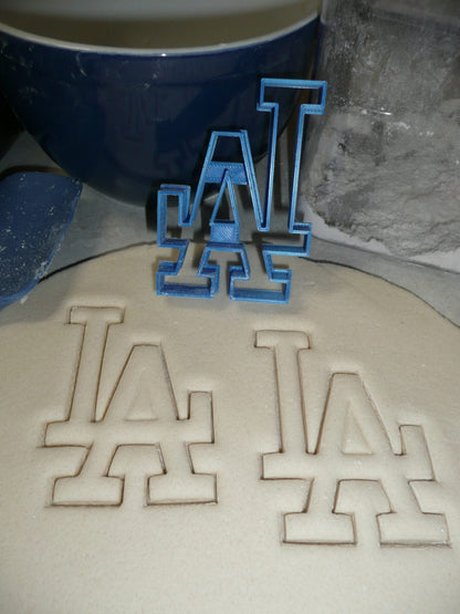 Los Angeles Dodgers LA Logo MLB Baseball Team Sports Cookie Cutter USA PR2584