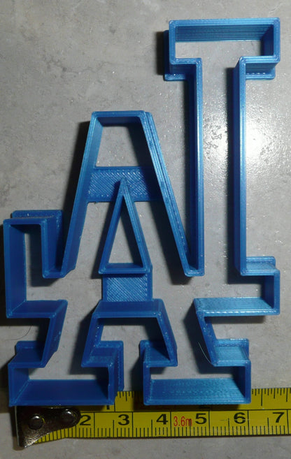 Los Angeles Dodgers LA Logo MLB Baseball Team Sports Cookie Cutter USA PR2584