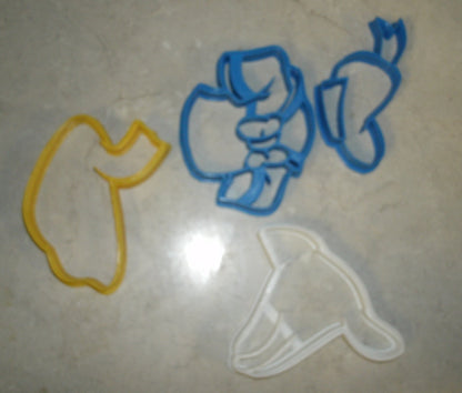 Donald Duck Cartoon Character Set of 4 Cookie Cutters USA PR534