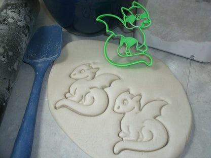 Dragon Fire Breathing Fairy Tale Animal Cookie Cutter Made In USA PR2357