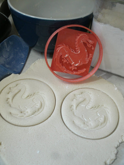 Dragon Fire Breathing Winged Creature Cookie Cutter Made In USA PR2668