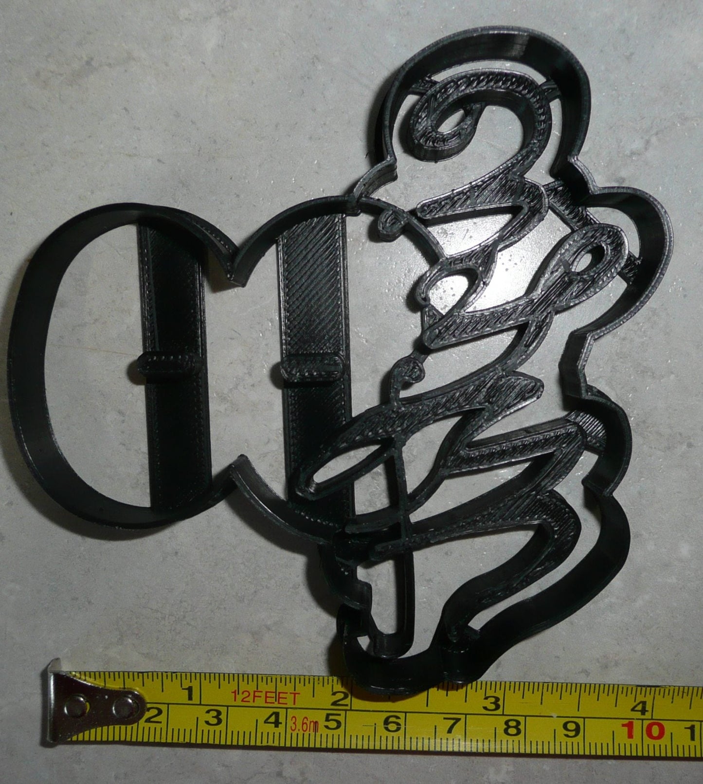 Number Eight 8 With Word Birthday Anniversary Cookie Cutter USA PR2409