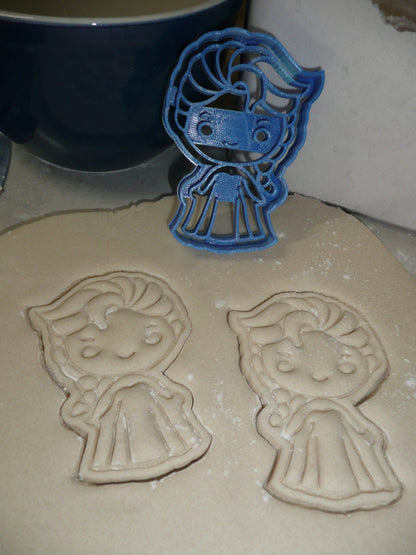 Elsa Ice Snow Queen Winter Frozen Movie Character Cookie Cutter USA PR2646