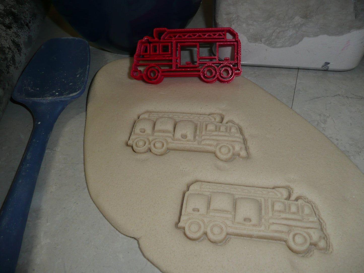 Fire Truck Firetruck Detailed Engine Fireman Sam Cookie Cutter USA PR2389