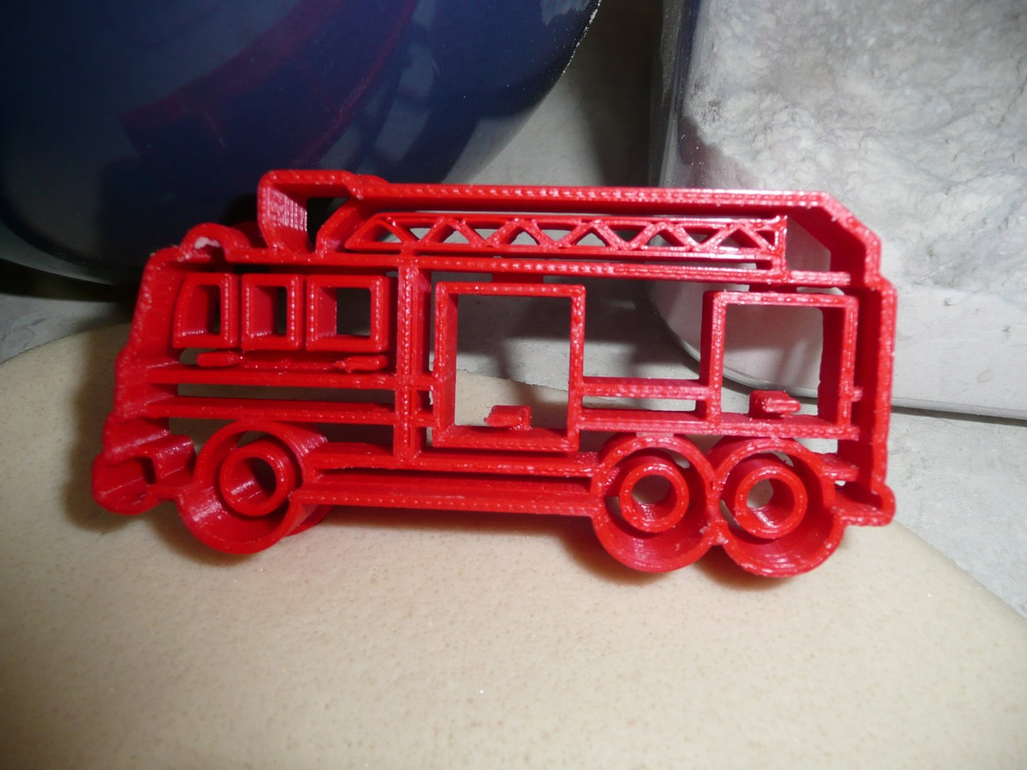 Fire Truck Firetruck Detailed Engine Fireman Sam Cookie Cutter USA PR2389