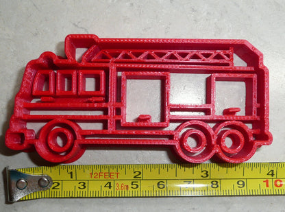 Fire Truck Firetruck Detailed Engine Fireman Sam Cookie Cutter USA PR2389