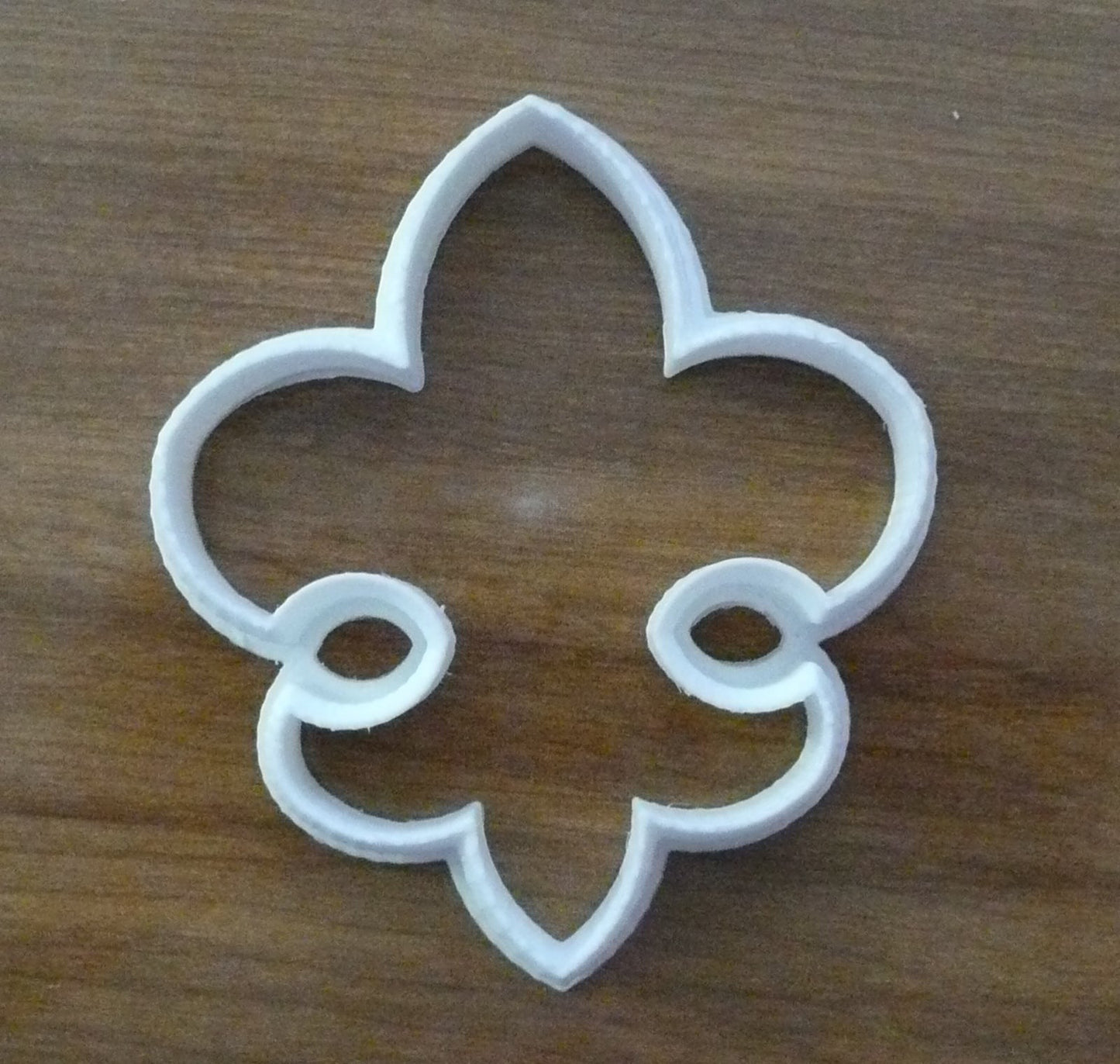 6x Fleur De Lis Fondant Cutter Cupcake Topper Size 1.75" USA FD473