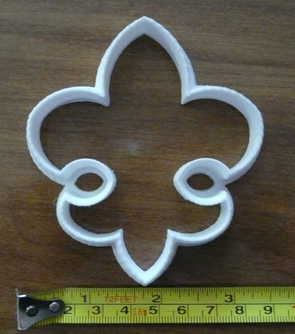 Fleur De Lis Scouts Scouting Cookie Cutter Made in USA PR473