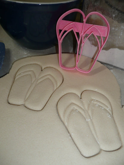 Flip Flop Shoe Flipflops Summer Beachwear Ocean Beach Cookie Cutter USA PR2598