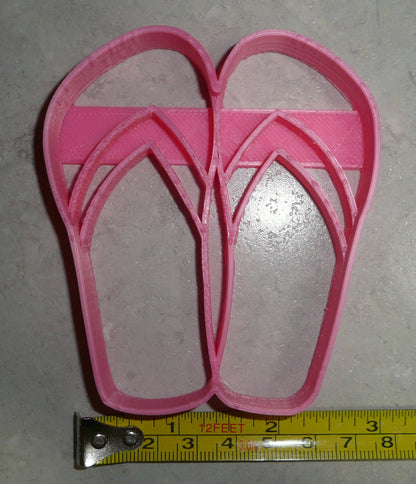 Flip Flop Shoe Flipflops Summer Beachwear Ocean Beach Cookie Cutter USA PR2598