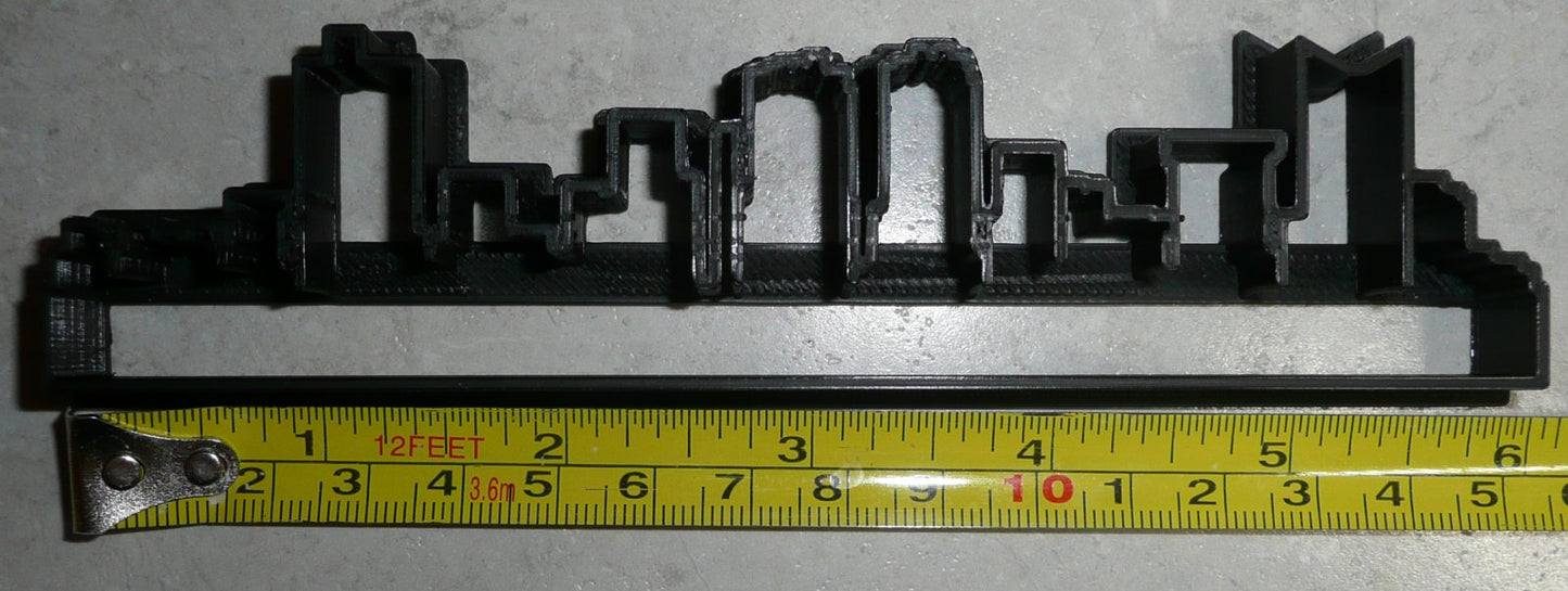 Fort Worth Texas City Skyline Horizon Cookie Cutter Made In USA PR2544