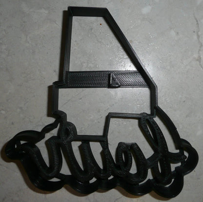 Number Four 4 With Word Birthday Anniversary Cookie Cutter USA PR2405