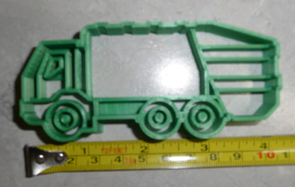 Garbage Truck Trash Collector Solid Waste Haul Landfill Cookie Cutter USA PR2606