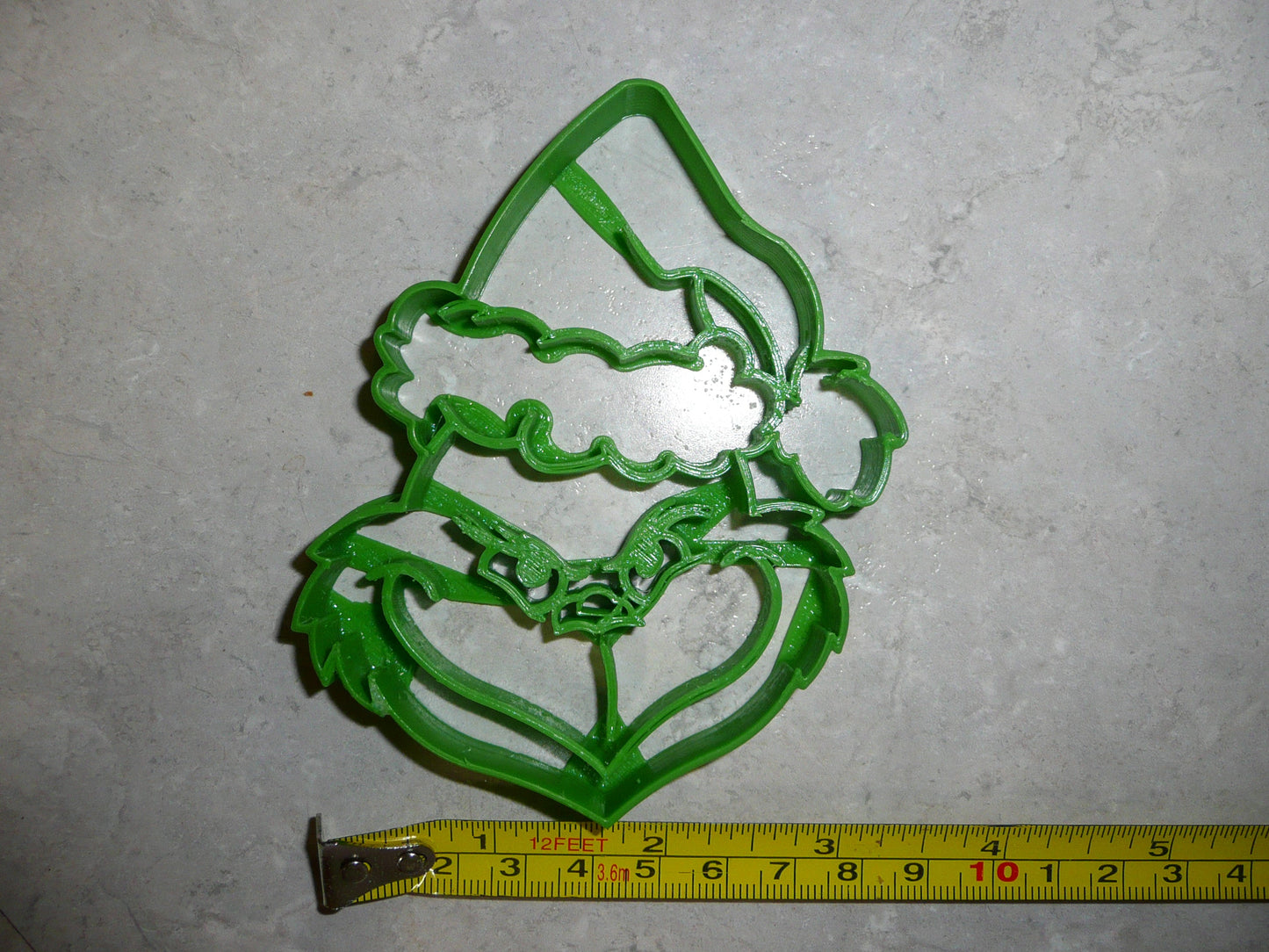 Grinch Head Dr Seuss Christmas Cartoon Cookie Cutter Made in USA PR682