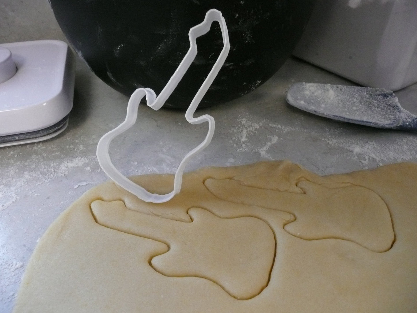 Electric Guitar Music Rock N Roll Baking Tool Cookie Cutter USA PR430