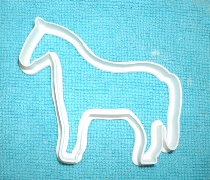 6x Zebra Horse Fondant Cutter Cupcake Topper Size 1.75" USA FD625