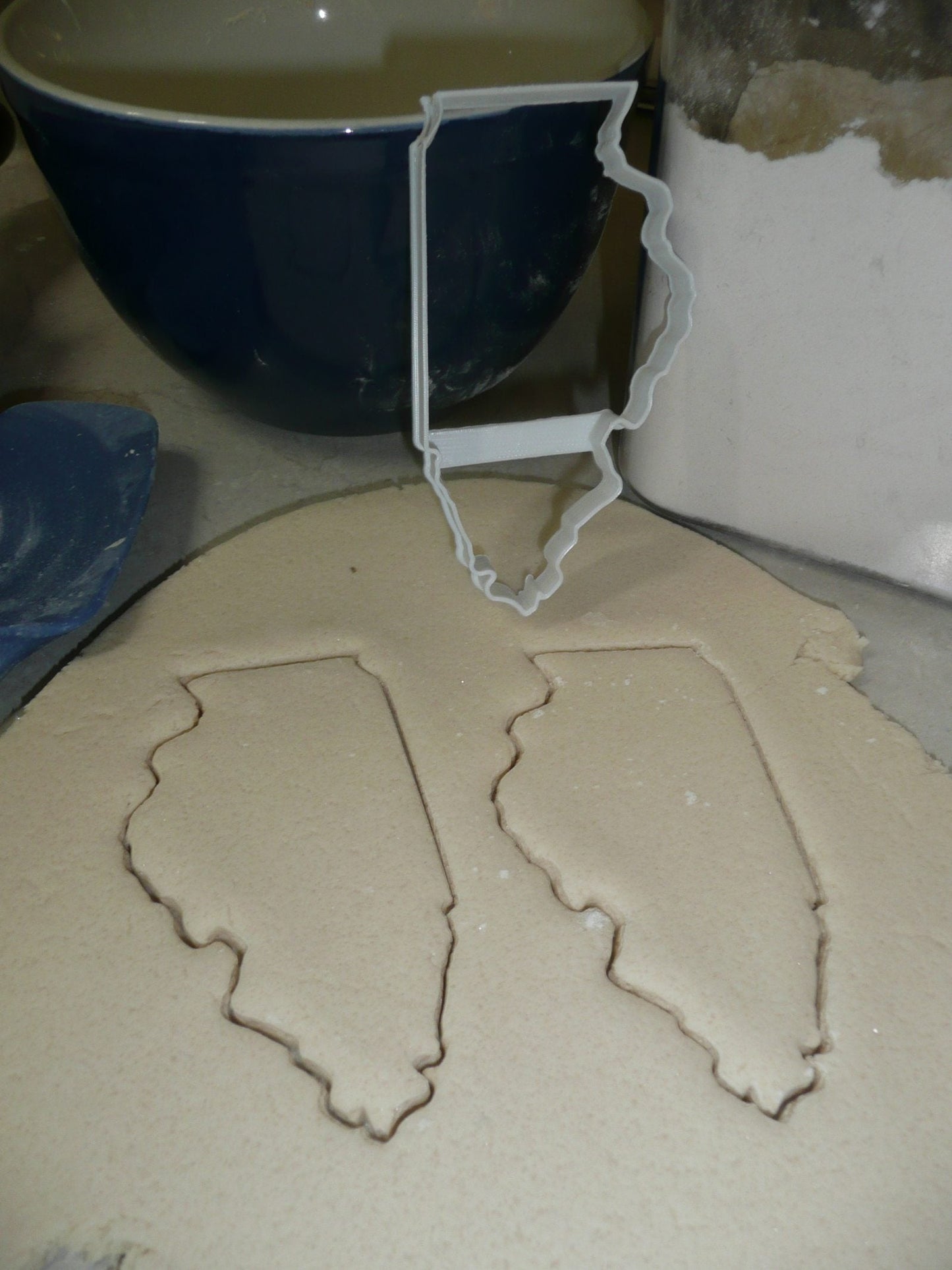 State of Illinois Outline Prairie Land Of Lincoln Cookie Cutter USA PR2716