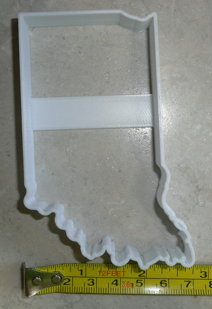 State of Indiana Outline Hoosier Crossroads of America Cookie Cutter USA PR2714
