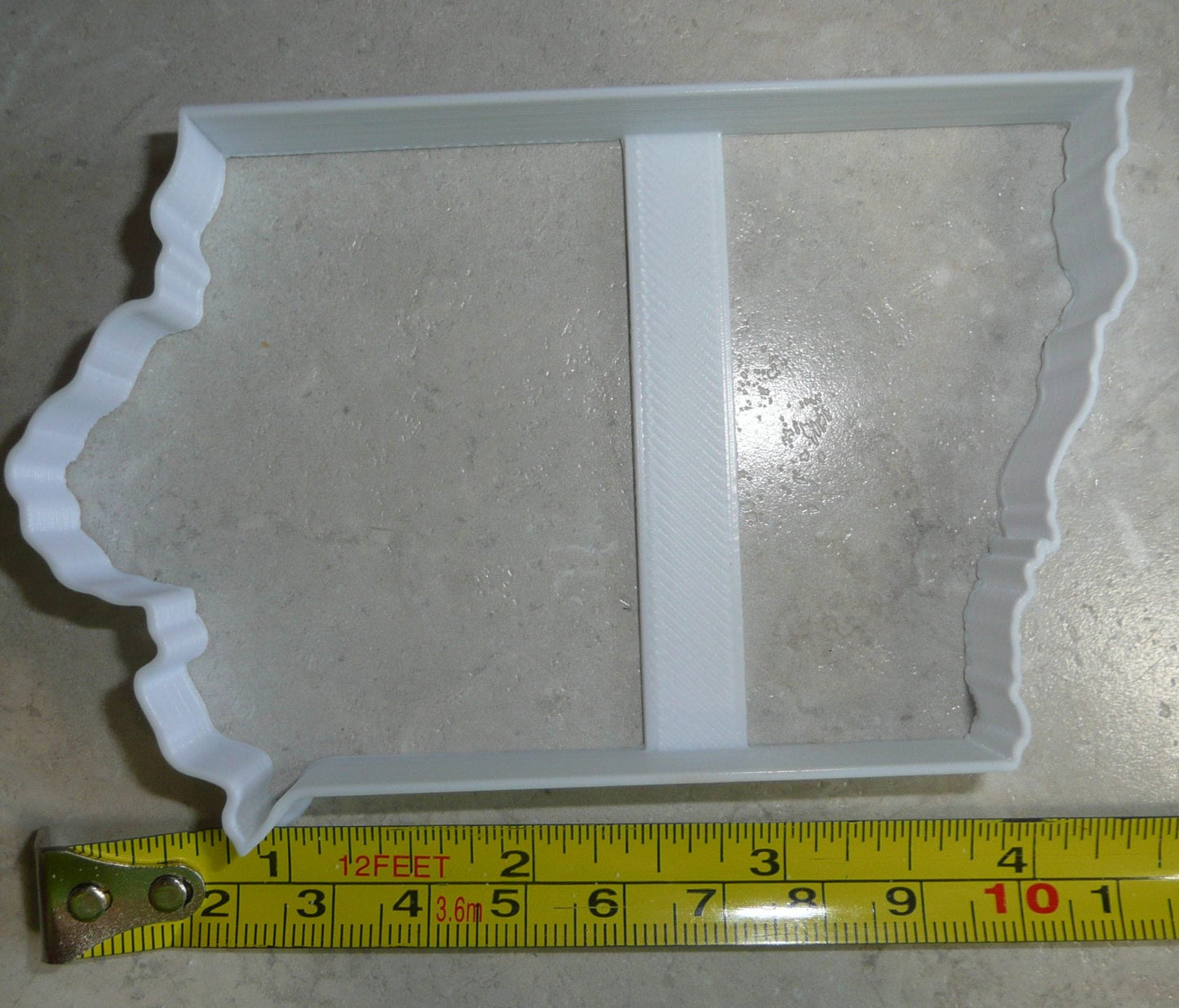 State of Iowa Outline Hawkeye Farmland Cookie Cutter Made In USA PR2715