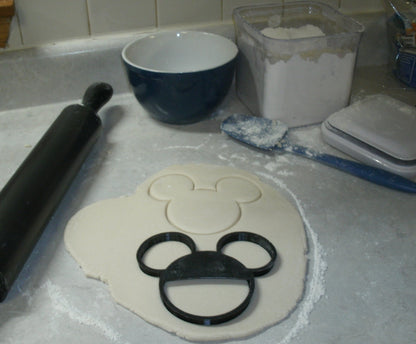 Mickey Mouse Head Cartoon Disney Character Cookie Cutter Made In USA PR528
