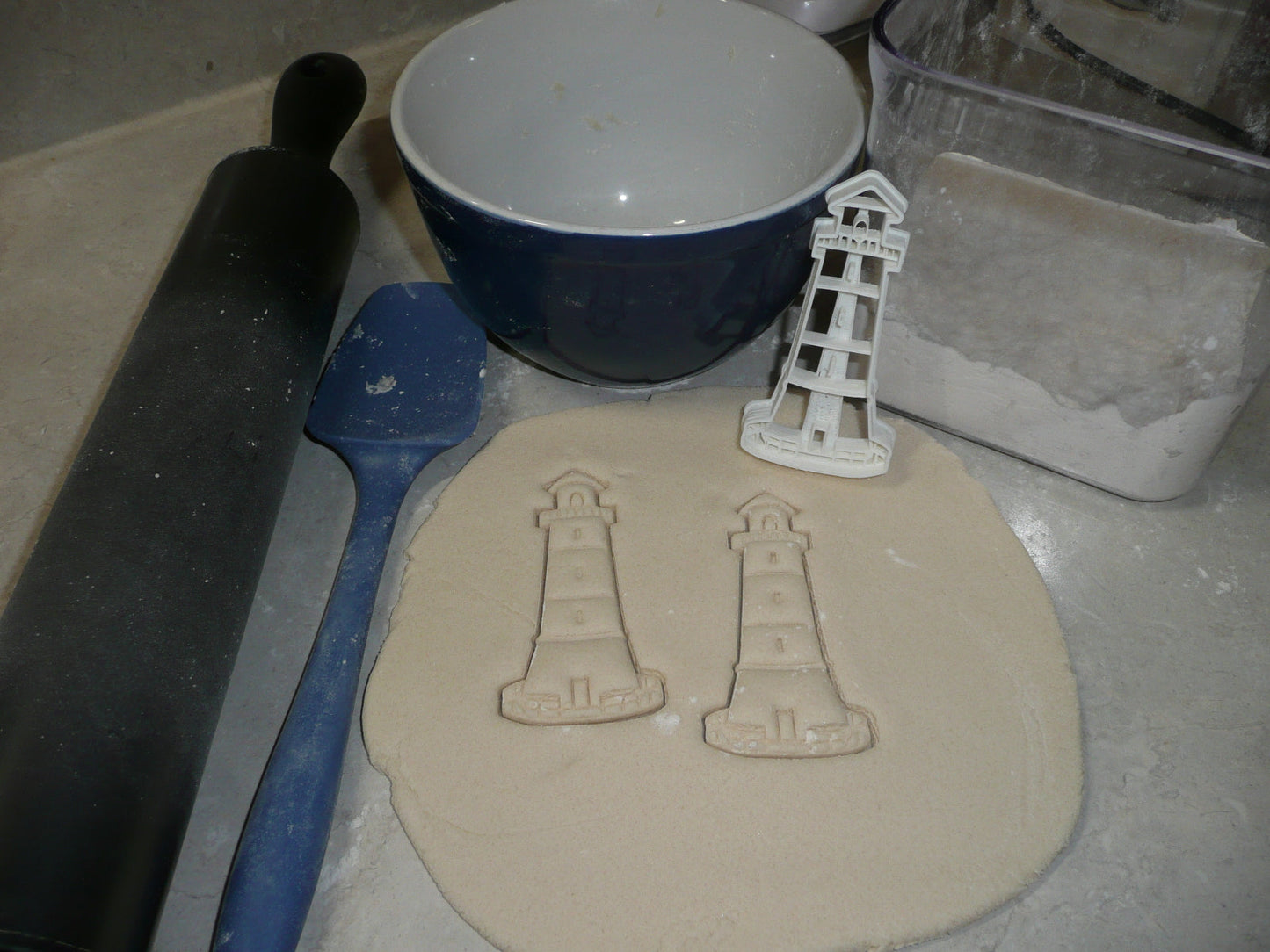 Lighthouse Light House Guiding Beacon Ocean Nautical Cookie Cutter USA PR2602