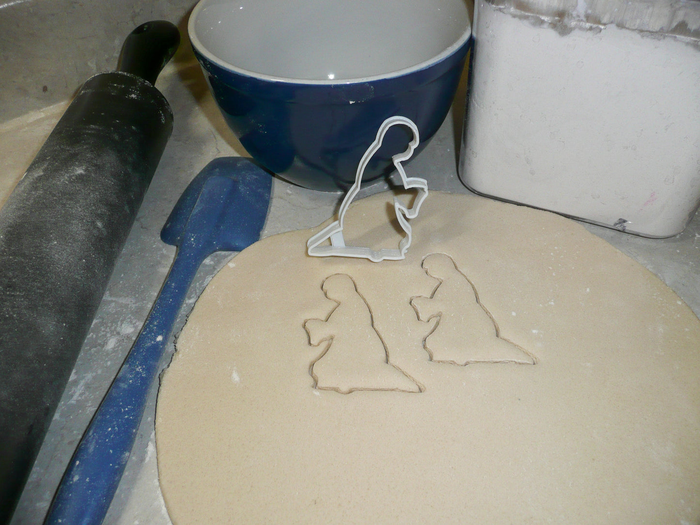 Mary Virgin Mother Of Jesus Christmas Nativity Scene Cookie Cutter USA PR2209