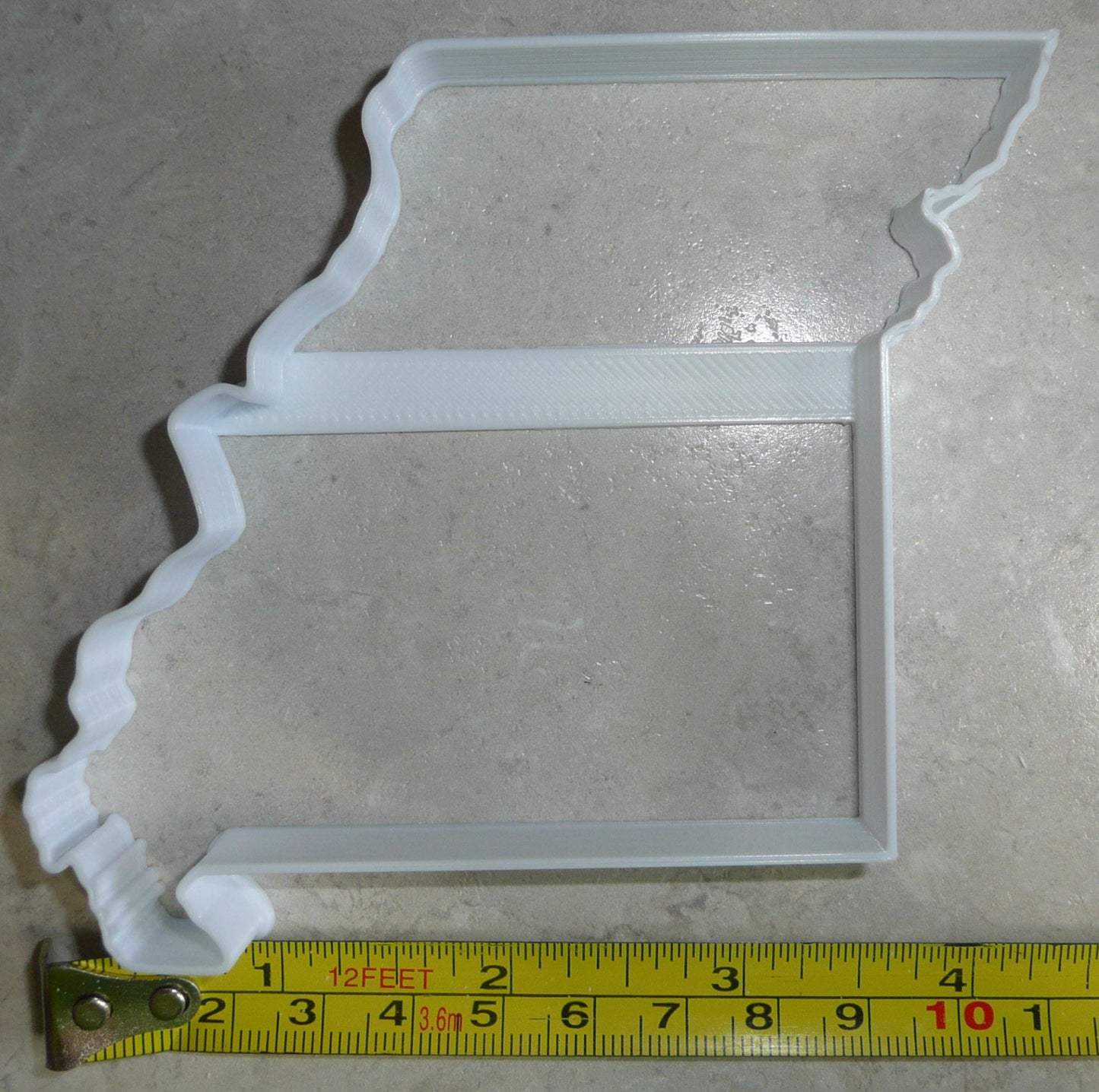 State of Missouri Outline Show Me Slogan Cookie Cutter Made In USA PR2718