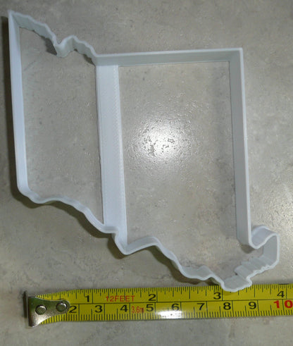 State of Missouri Outline Show Me Slogan Cookie Cutter Made In USA PR2718