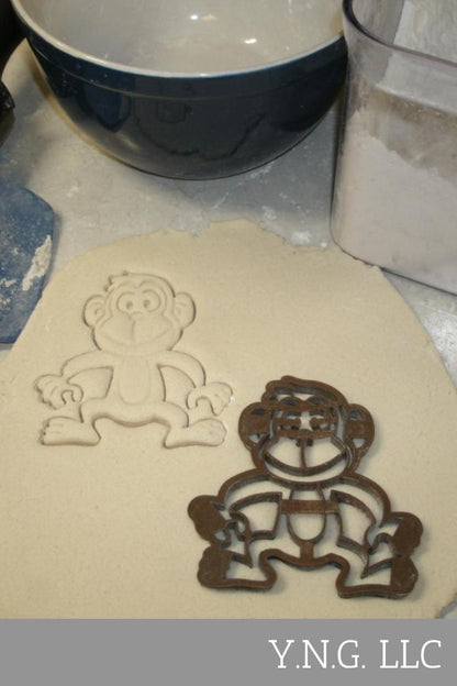Monkey Palm Tree Banana Fruit Ape Baboon Set Of 3 Cookie Cutters USA PR1170