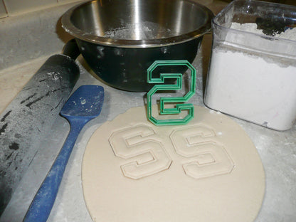 Michigan State University MSU S Letter Cookie Cutter Made In USA PR2226