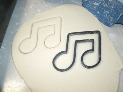 Double Music Note Notation Symbol Staff Cookie Cutter Made in USA PR609