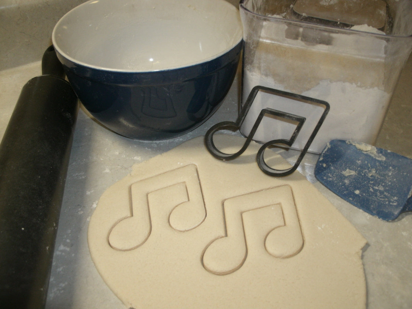 Double Music Note Notation Symbol Staff Cookie Cutter Made in USA PR609